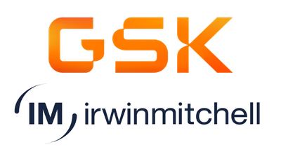 GSK and Irwin Mitchell logos
