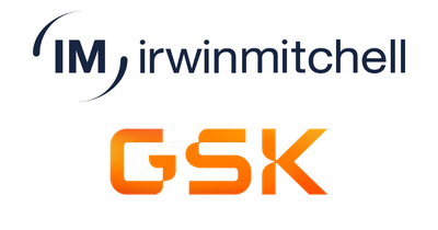 GSK and Irwin Mitchell logos