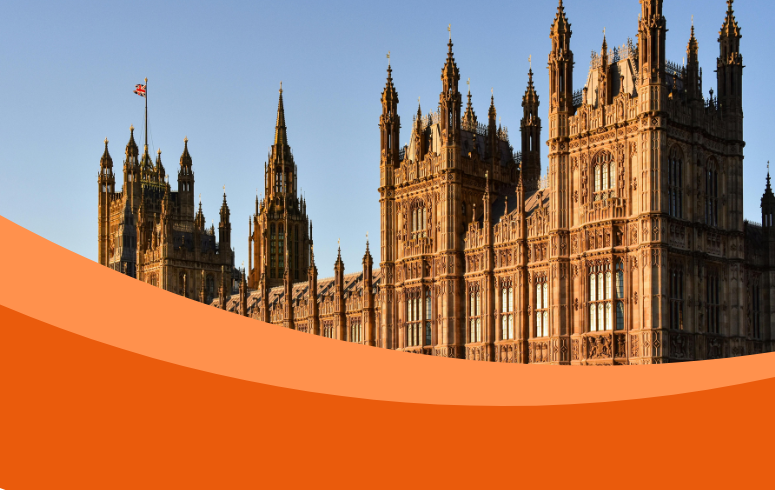 Picture showing the British Houses of Parliament