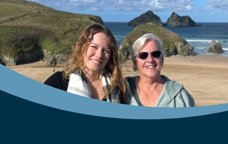 Lily and Nan - blog frame